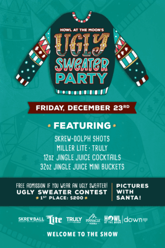 Check out the ugliest offerings from the Ugly Sweater Party at the