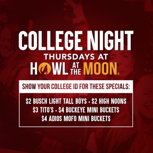 Columbus Thursday College Night